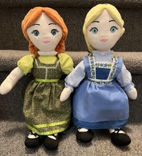 Frozen The Musical On Broadway Elsa  Anna Plush Doll Ragdoll New York Theater