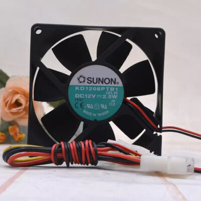 1 PCS        KD1208PTB1    12V 2.5W 8025 8CM  2 WIRE power     #A6-9