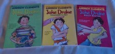 Set of 3 Jake Drake series books by Andrew Clements