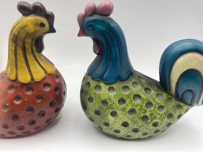 Vtg Ardco Ceramic Rooster Japan Figurine Multicolor 70's Vtg Ardco Ceramic Rooster Japan Figurine Multicolor 70's