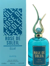RIIFFS ROSE DE SOLEIL ECLAT EAU DE PARFUM SPRAY FOR WOMEN 3.4 Oz / 100 ml NEW!!!
