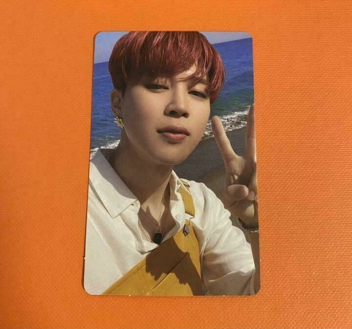 BTS JIMIN Butter Official Photo card Cream Peaches Fan club Selfie