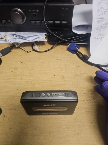 Sony Walkman Lettore Cassette Wm Ex502 Mega Bass Auto Reverse Dolby Avls - NON TESTATO - Foto 7 di 17
