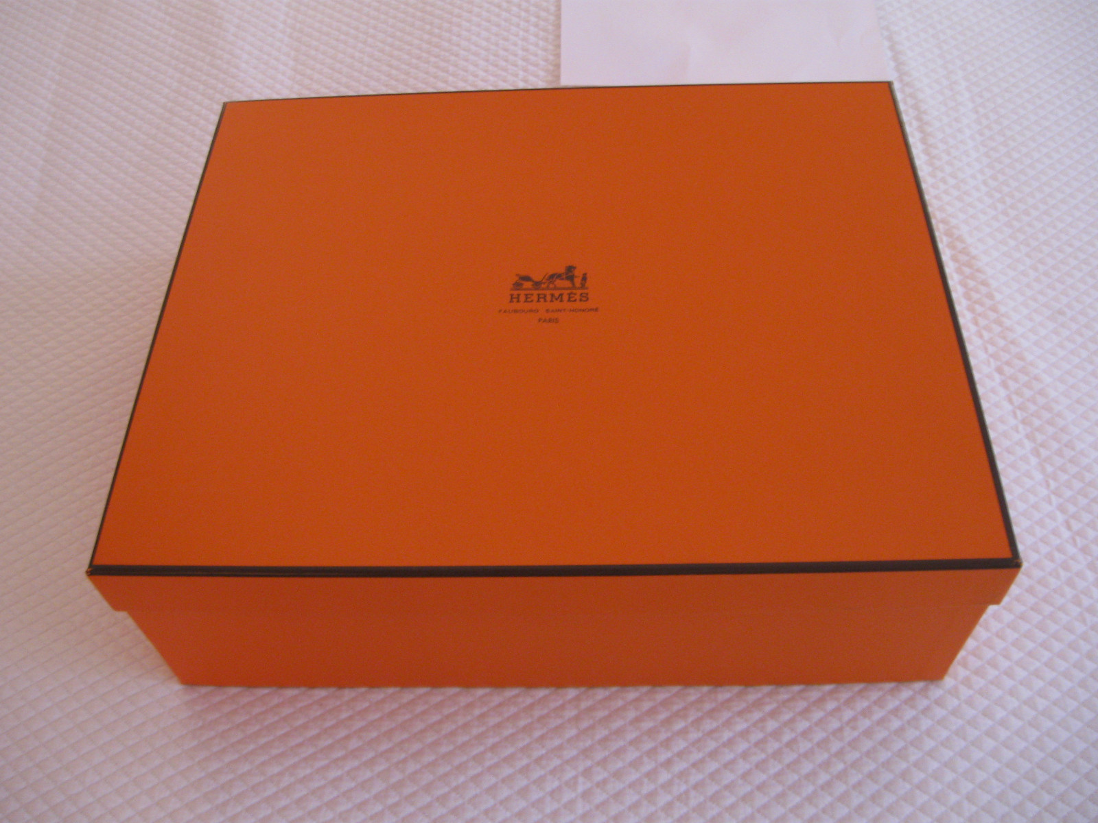 Authentic Hermes Orange Storage Box - Empty, 14 1… - image 2