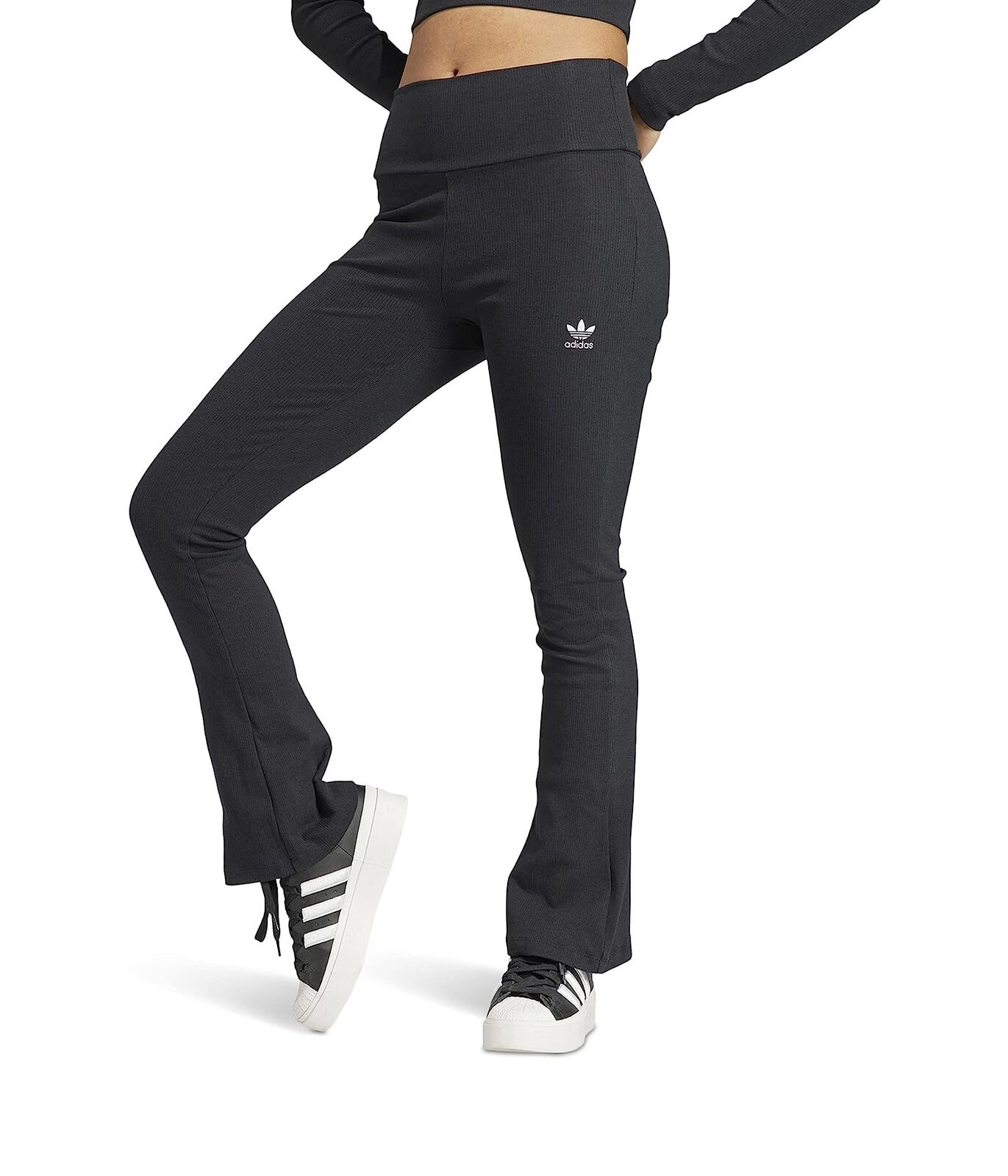 Woman\'s Pants adidas eBay | Pants Originals Essentials Rib Flared