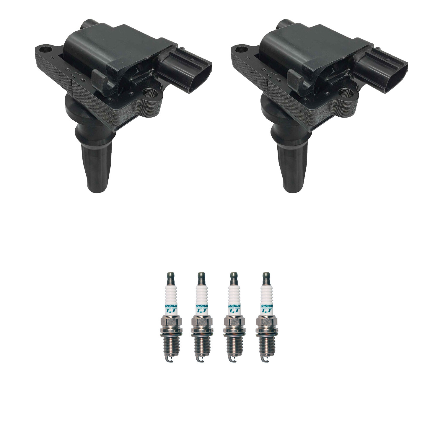 Hitachi 2 Ignition Coil 7 4 Denso Iridium Spark Plugs Kit For Kia Optima 2.4 L4
