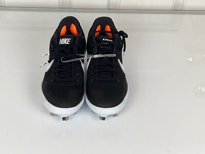 Nike Alpha Huarache Elite 2 Low Metal Baseball Cleats Black AJ6873 001 Size 7