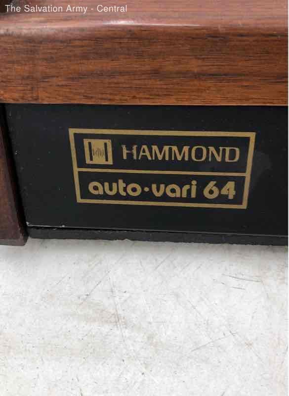 Vintage Hammond AutoVari 64 101100 Brown Rhythm Electronic Drum