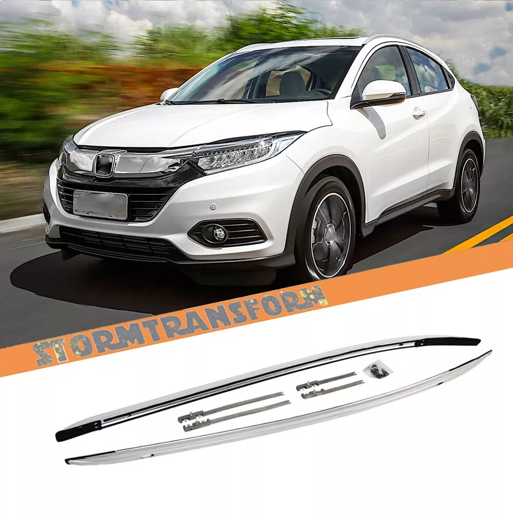 Silver Roof Rack Rails For Honda HR V HRV 2016 2021 Luggage