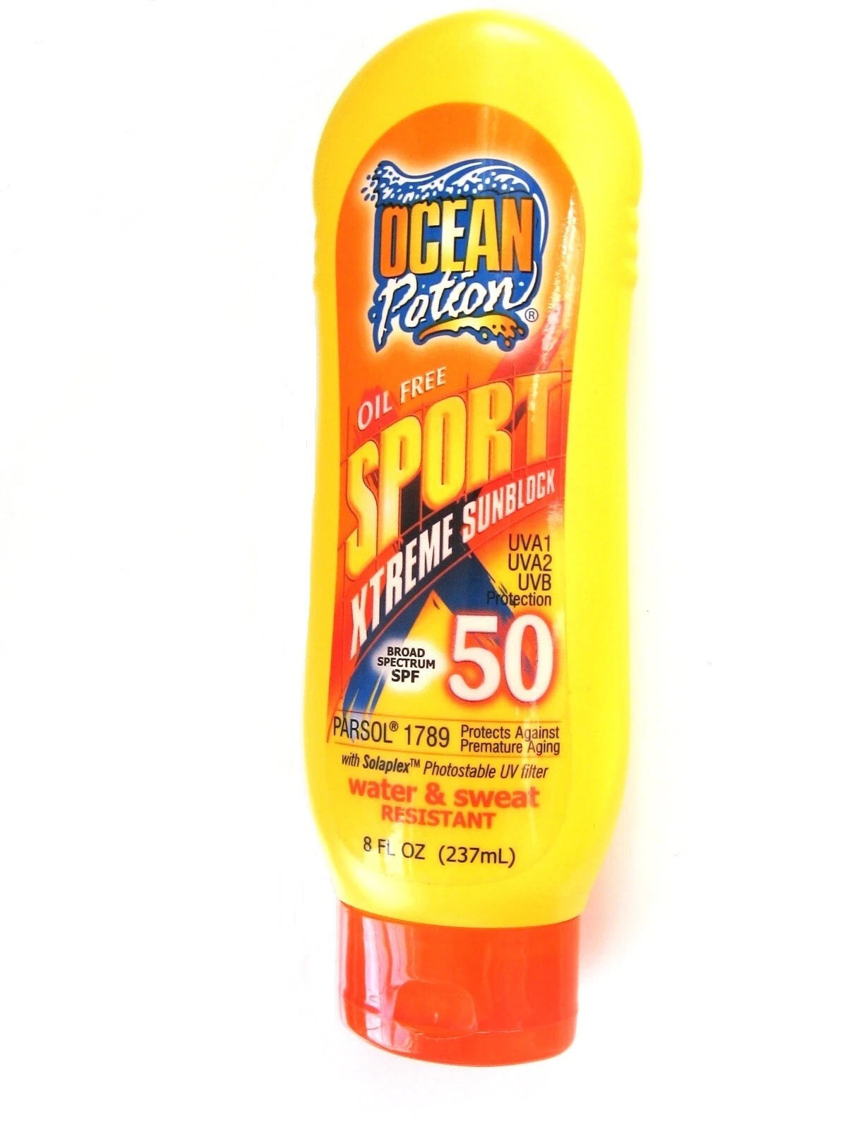 www.prominentresults.com :SC01 Ocean Potion NEW Sport Xtreme Sunblock Spf-50 Water Sweat Resistant 8 Fl.Oz