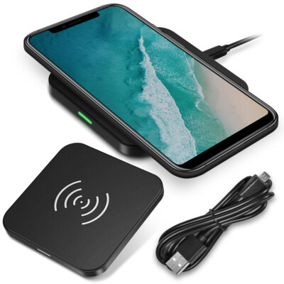 Schnell Ladegerät Ulefone Power 5S QI Wireless Charger Induktives Kabellos Laden