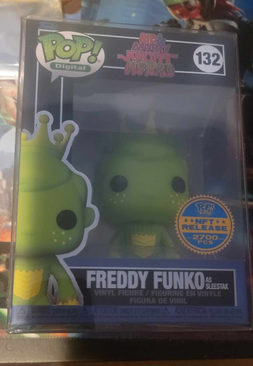 FUNKO POP! DIGITAL #132 FREDDY AS SLEESTAK LAND OF LOST *LE 2700