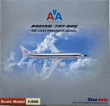 🛬 StarJets American Airlines BOEING 737-800 Diecast Model #SJAAL159 NIB 1:500