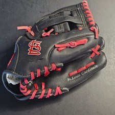 Youth Rawlings St. Louis Cardinals Black Baseball Glove Right Handed Regular