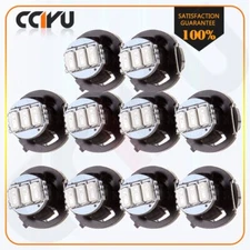 10X Ultra Red T4/T4.2 Neo Wedge 3014 LED Dashboard A/C Climate Indicator Lights