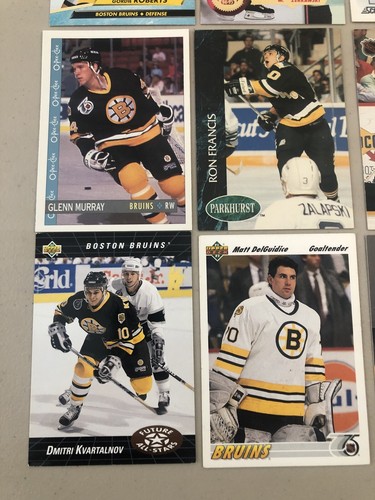 Boston Bruins Hockey Cards 🏒 20 Card Lot 🏒 Trottier • Francis • Sweeney🏒 - Picture 5 of 12