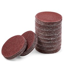 100 Pcs 3 Inch 40 Grit Sandpaper Hook And Loop Abrasive Wheels For Metal Wood 0.23 per gallon