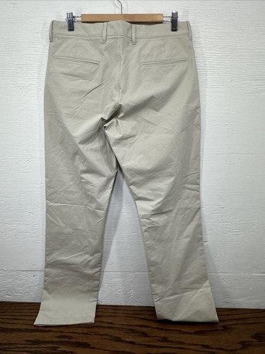 J. Pantalón técnico Crew 770 corte recto beige elástico para hombre talla 30x32 - Imagen 6 de 10