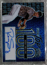 2023 Leaf Metal Top 100 Autographs Mojo Blue #T1RS1 Robby Snelling Auto /6
