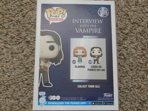 FUNKO POP! MOVIES LOUIS DE POINTE DU LAC #1419 INTERVIEW WITH THE VAMPIRE NIB - Picture 6 of 9