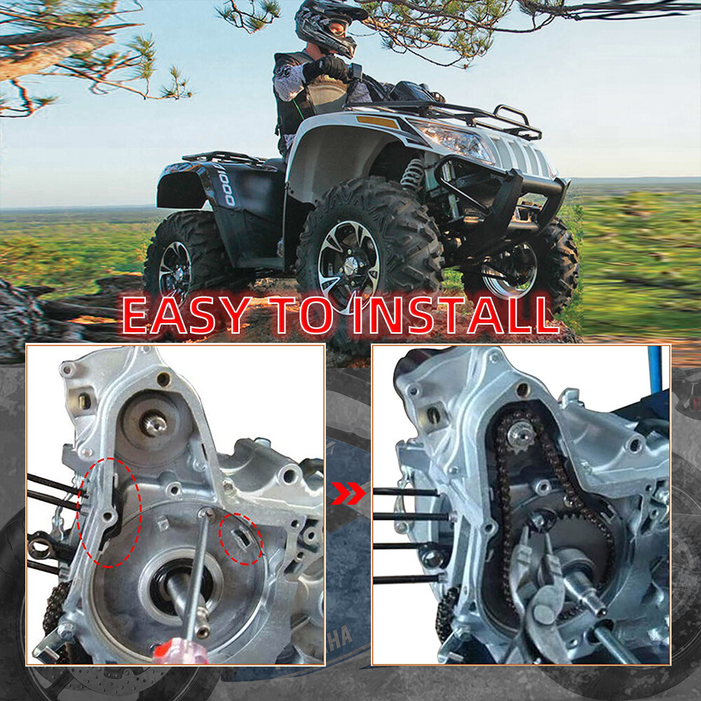 ATV Starter Chain & Guide Set For Chinese 4-Stroke 50cc–125cc – 62 Link, 1 Year Warranty