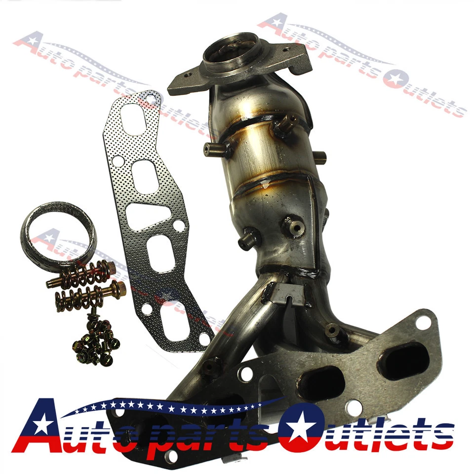 Nuevo colector de escape con convertidor catalítico para Nissan Altima 2002-2006 2,5 L Foto 4 de 4