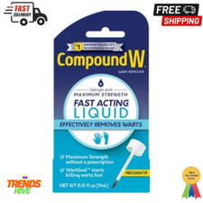 Compound W Maximum Strength Fast Acting Liquid Wart Remover, 0.31 Fl Oz