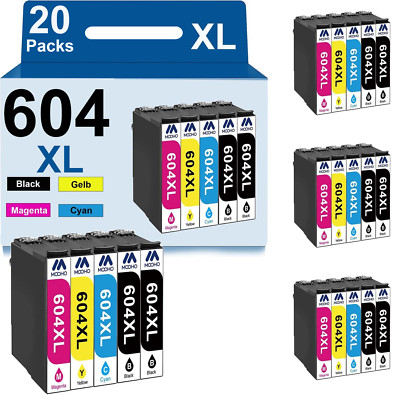 20er Patronen für 604XL für Epson XP-2200 2205 XP-3205 4205 WF-2930 2950 2910DWF