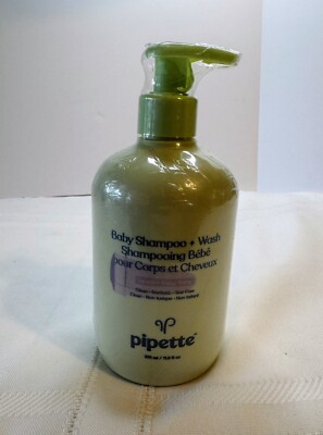 Pipette Baby Shampoo Wash fluid ounces Tear free Made in