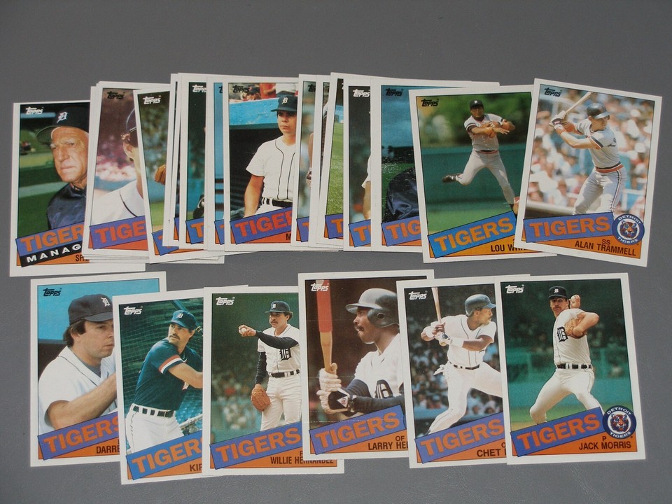 1984 Topps Detroit Tigers Team Leaders #666 Lou Whitaker Jack Morris