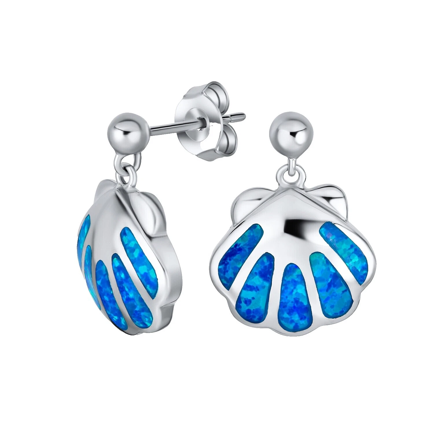 Opal Silver Plated Fashion Earrings