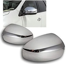 Gloss Silver Chrome Mirror Cover Overlay Caps Fits 09-17 FX35 FX37 FX50 QX70