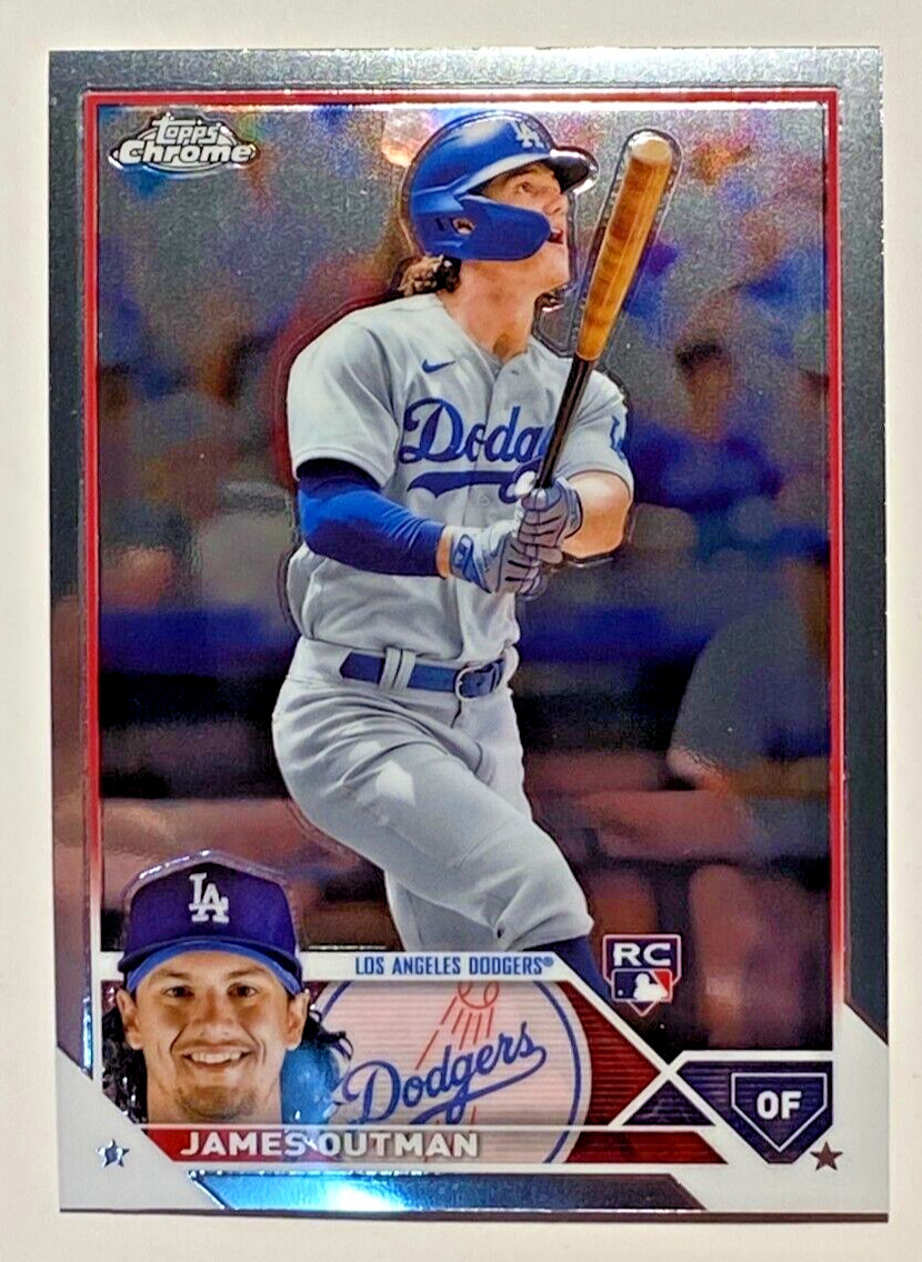 2023 Topps Chrome Baseball #81 JAMES OUTMAN RC