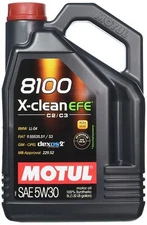 Motul 8100 X-clean EFE 5W-30 Synthetic Oil 5 Liters (109471)