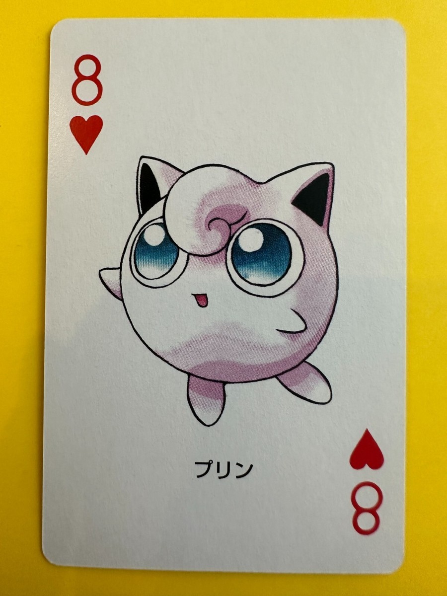 Jigglypuff pokemon Playing Poker Card Groudon Nintendo Japanese