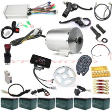 3000W 2500W Brushless Motor Sprocket Pedal for 4 Wheeler Go Kart Trikes Scooters