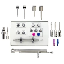Implant Prosthetic Bone Profilers Kit Torque Wrench Drivers Guide Screw Hiossen