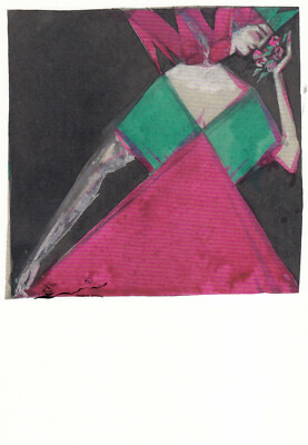 Postcard: Emil Pirchan - design for the cover of the magazine Lichtbildbüh