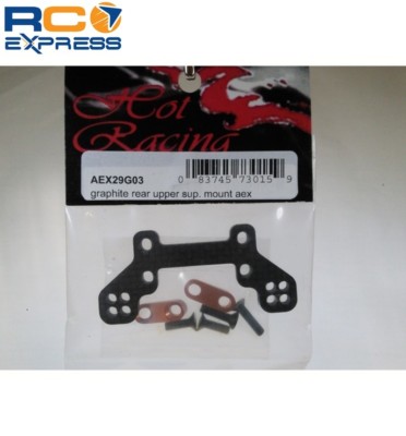 Hot Racing AEX29G03 Supporto Sospensione Superiore In Grafite Per Axial EXO Terra 1:10