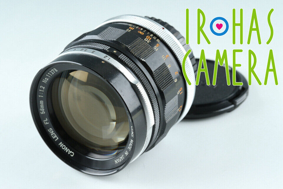 Canon FL 58mm F/1.2 Lens #39577 F4 | eBay Canon FL 58mm F/1.2 Lens #39577 F4 | eBay