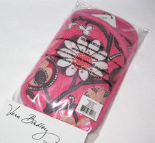 Vera Bradley BLUSH PINK Double Eye EYEGLASSES SUNGLASSES CASE 4 PURSE Tote NWT