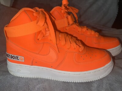 Nike Air Force LV8 High Top JUST DO IT LV7951-800 Orange