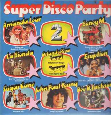 Boney M, Eruption & Amanda Lear Super Disco Party 2 NEAR MINT Hansa Vinyl LP