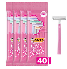BIC Silky Touch Women's Twin Blade Disposable Razors - 40 count 4 packs of 10