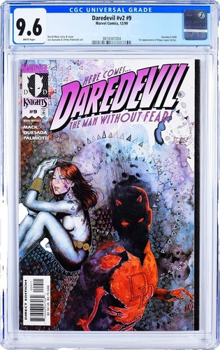 Daredevil #181 (1982) CGC 9.6 Death of Elektra Signed by Frank
