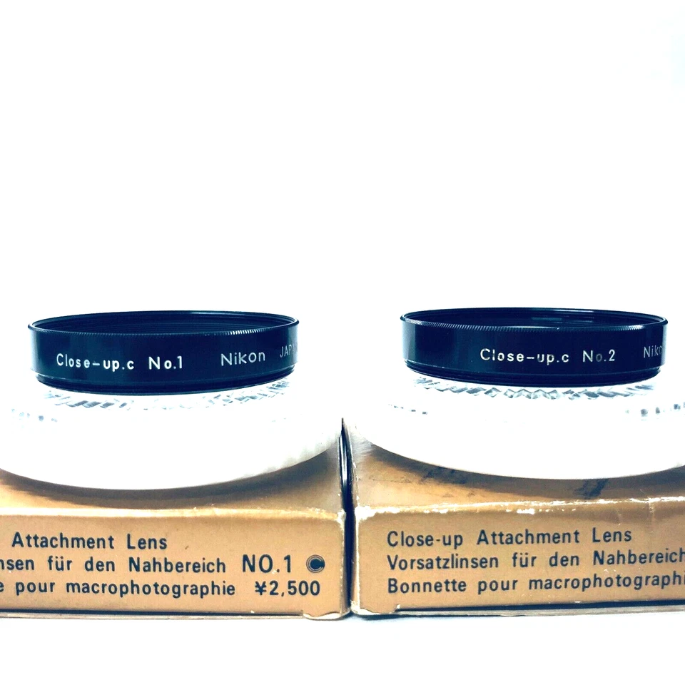 🍙Mint w/Box🍙Nikon Close-up Attachment Lens No.1 and No.2 from Japan - Image 4 of 4