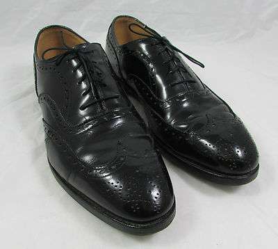 靴 Johnston & Murphy ARISTOCRAFT wing tip Johnston Murphy Aristocraft Wing Tip Men's 10.5 Shoes Black