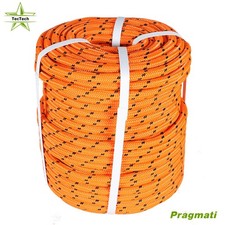 Double Braid Polyester Rope Arborist Bull Tree Rigging Work Utility 1/2"x150'