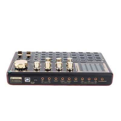 Live Sound Card Board Multifunction Professional Portable Sound Mixer Voice SET