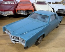 Vtg 1967 Cadillac Eldorado Processed Plastics Toy Model Car Dealer Promo Blue 2